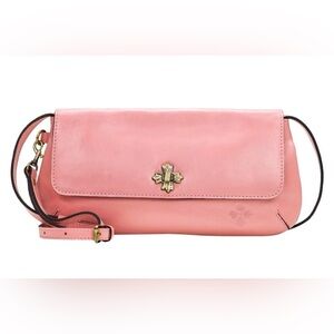 Patricia Nash Caprina Crossbody Purse - Leather Bag - Pink Clutch